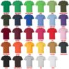 t shirt color chart - Iván Cornejo Shop